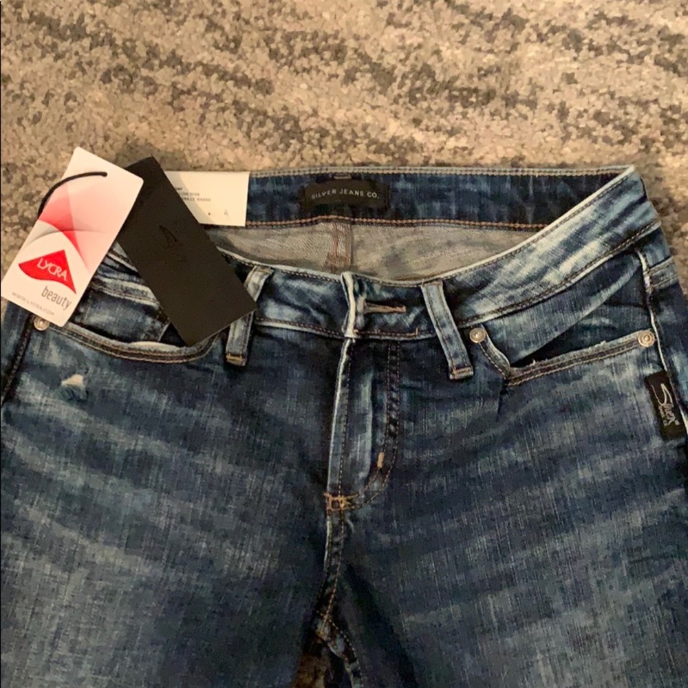Silver jeans
